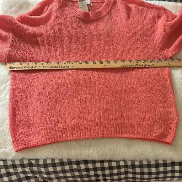 New! JOIE Wool Blend Namio Sweater Button Detail Color: Rose Size Large - Picture 11 of 15